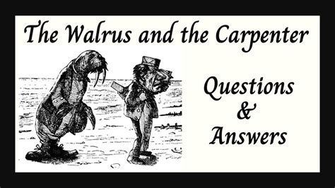 walrus and the carpenter question and answers
